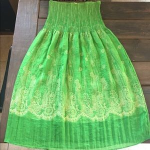 NWOT Lapis Strapless Dress